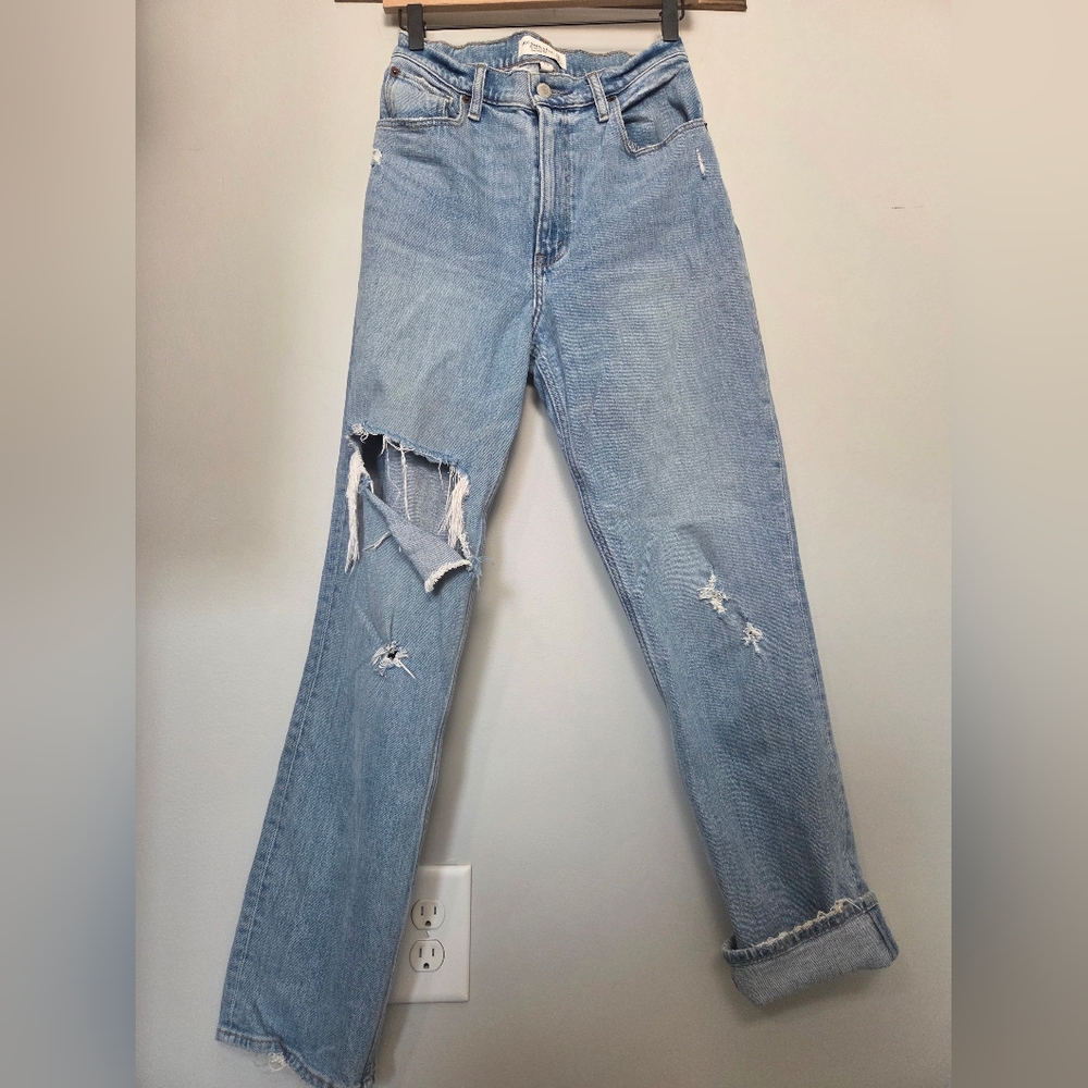 Curve Love Abercrombie & Fitch '90s Straight Ultra High Rise 26/2